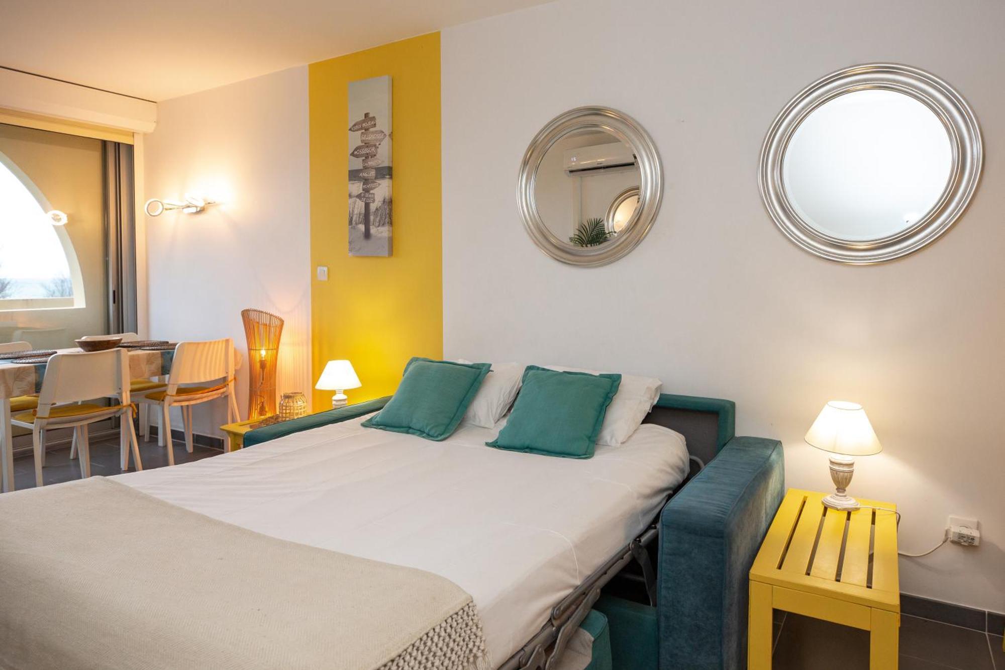La Dune D'Or - Vue Mer, Studio Face A La Plage Avec Terrasse Soorts-Hossegor Kültér fotó