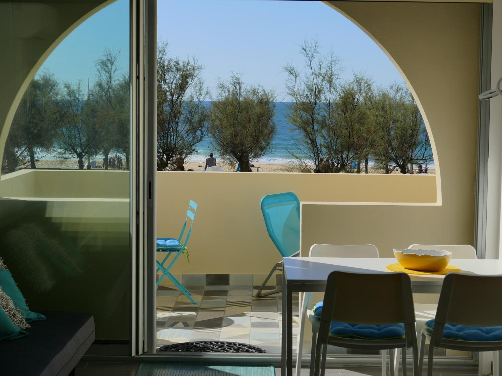 La Dune D'Or - Vue Mer, Studio Face A La Plage Avec Terrasse Soorts-Hossegor Kültér fotó