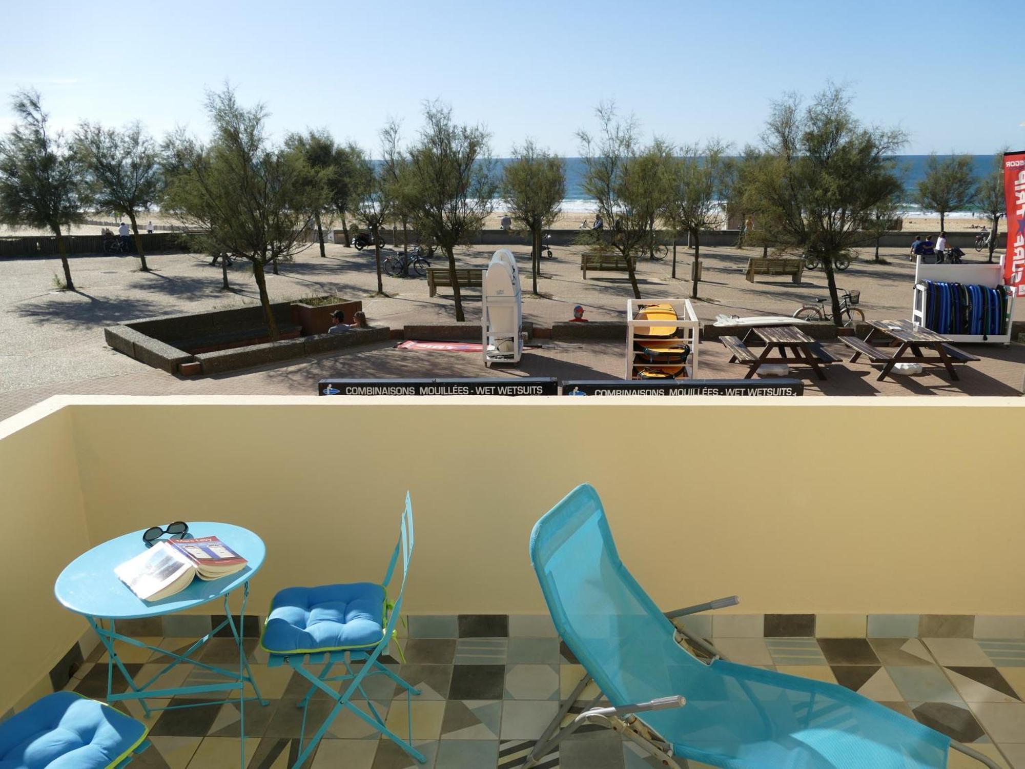 La Dune D'Or - Vue Mer, Studio Face A La Plage Avec Terrasse Soorts-Hossegor Kültér fotó