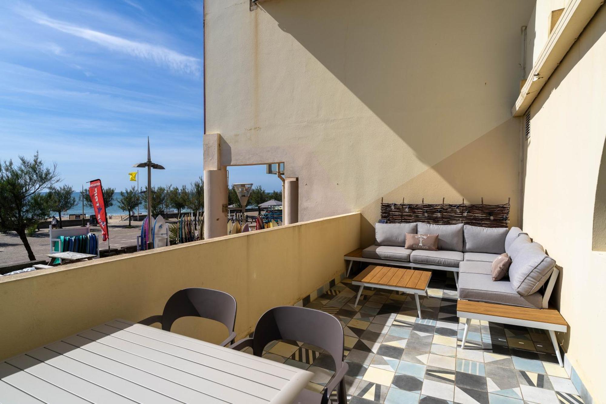 La Dune D'Or - Vue Mer, Studio Face A La Plage Avec Terrasse Soorts-Hossegor Kültér fotó