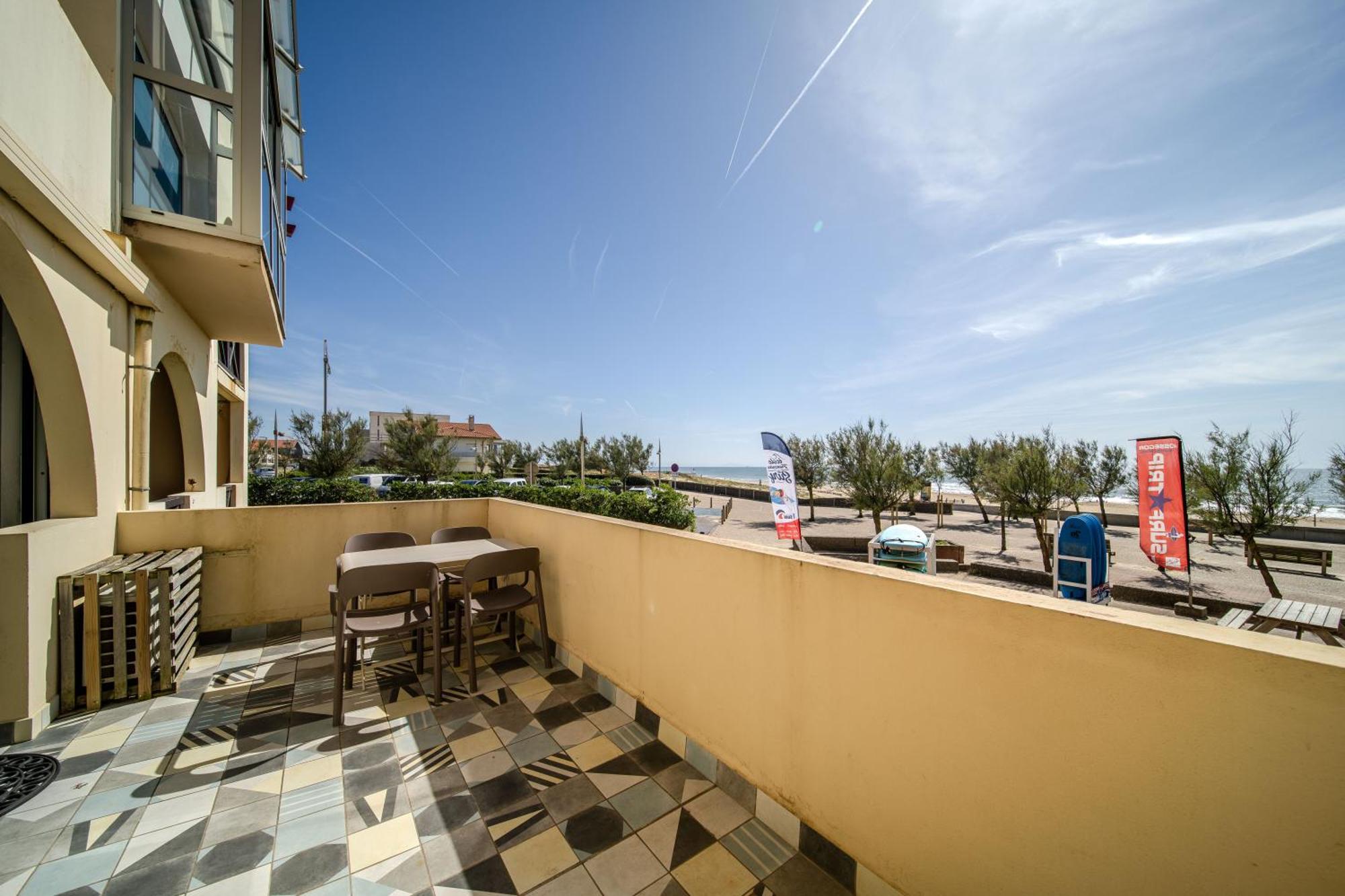 La Dune D'Or - Vue Mer, Studio Face A La Plage Avec Terrasse Soorts-Hossegor Kültér fotó